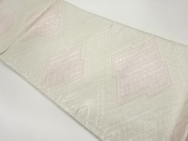 JAPANESE KIMONO / VINTAGE FUKURO OBI / SAGANISHIKI / WOVEN MATSUKAWABISHI